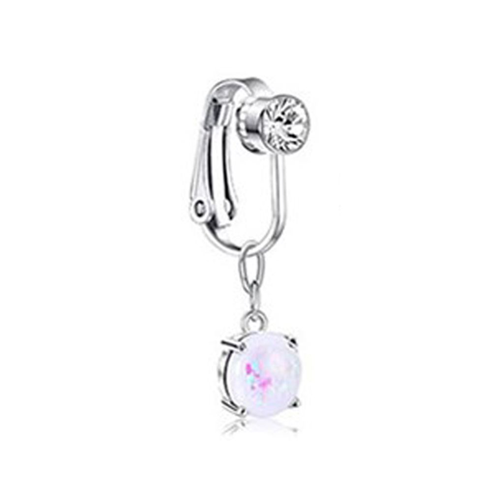 Body Jewelry Cartilage Earrings - เครื่องประดับผู้หญิง ต่างหูแบบหนีบ ต่างหูหนีบกระดูกอ่อน ไม่ต้องเจาะ แหวนสะดือปลอม แหวนสะดือปลอม