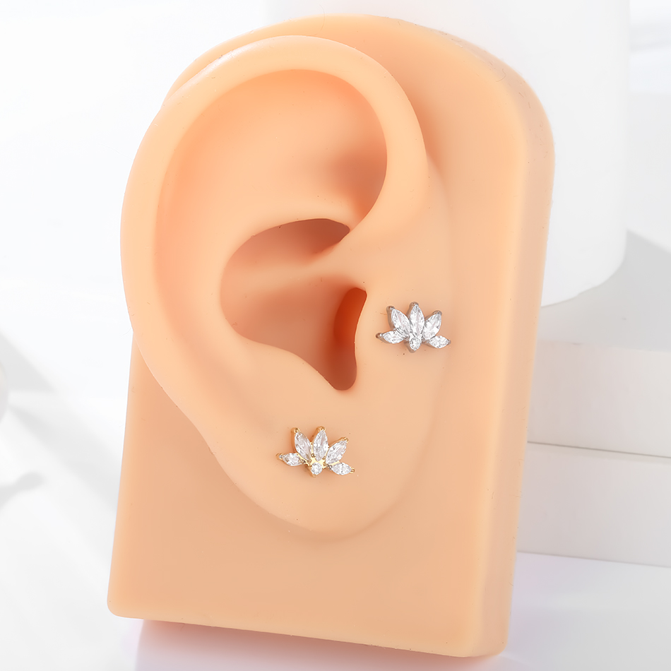 ต่างหูเม็ดเดี่ยวทำจากไทเทเนียม - Body Jewelry Labret บทวิจารณ์และราคา