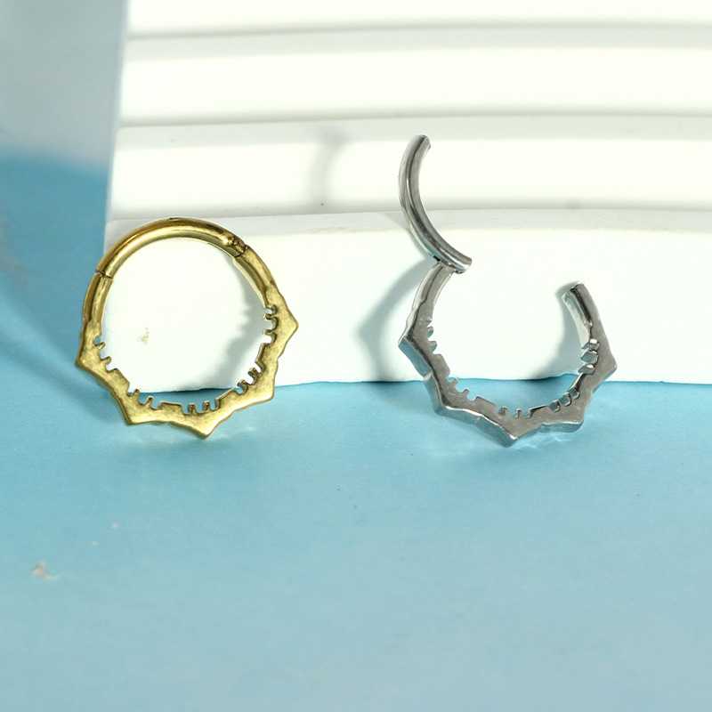 ต่างหูห่วงจมูก โลหะ แหวนจมูกเจ - Body Jewelry Cartilage Earrings บทวิจารณ์และราคา