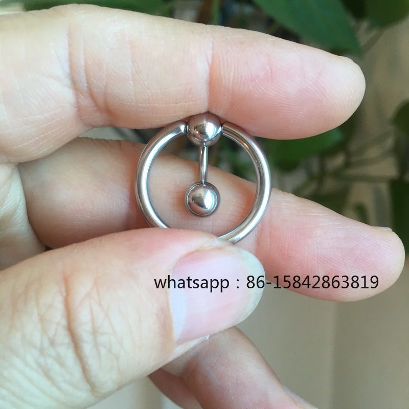 แหวนรูปดวงม้า PA Ring เครื่องป - Body Jewelry Titanium บทวิจารณ์และราคา