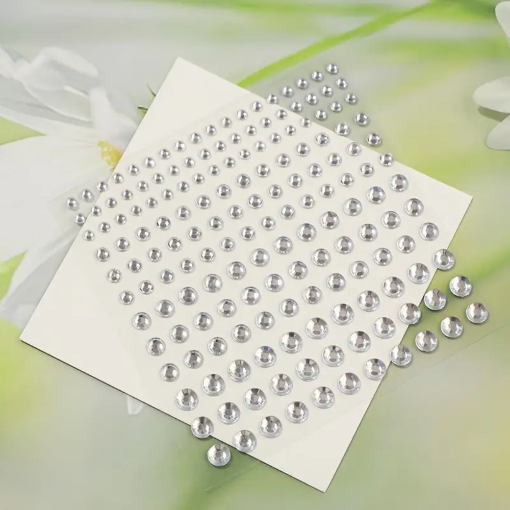 165pcs Self-Adhesive Rhineston - Body Jewelry Labret บทวิจารณ์และราคา