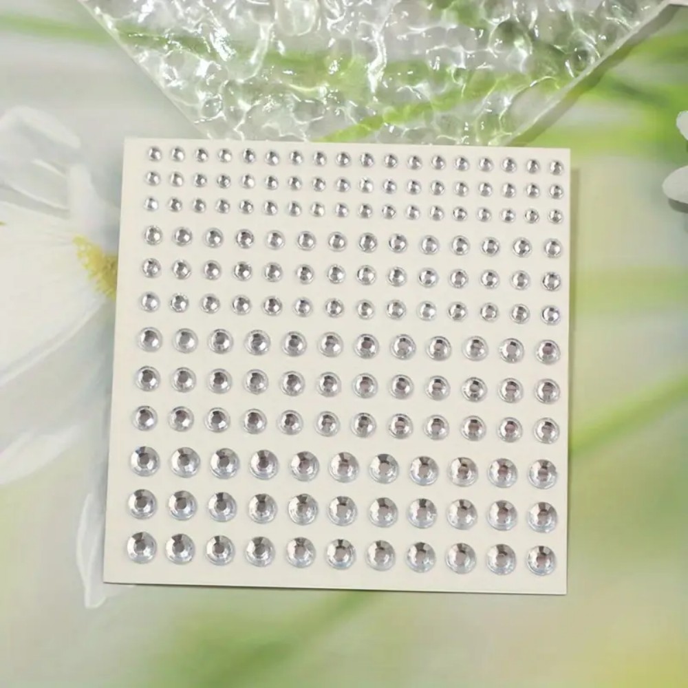 165pcs Self-Adhesive Rhineston - Body Jewelry Labret บทวิจารณ์และราคา