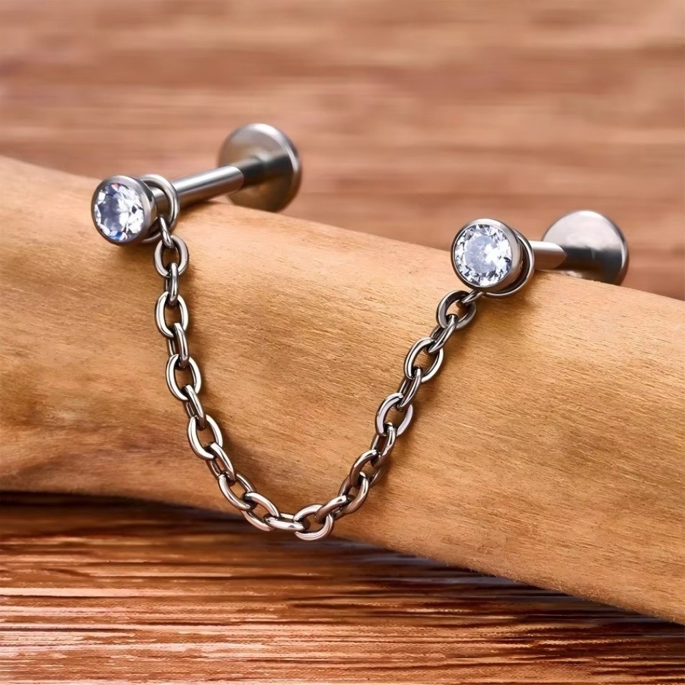 โซ่จมูกไทเทเนียมแฟชั่น 3 ชั้น  - Body Jewelry Titanium บทวิจารณ์และราคา