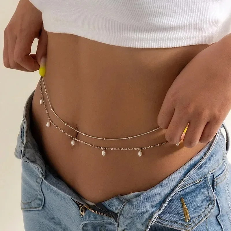 ใหม่ Charm เซ็กซี่ Double Laye - Body Chain Jewelry บทวิจารณ์และราคา