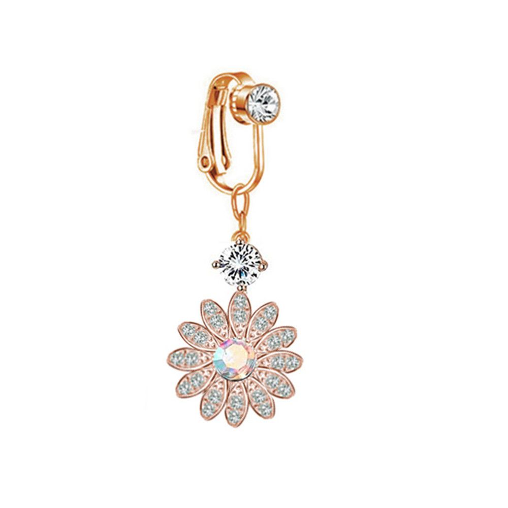 ต่างหูหนีบแบบคลิปหนีบสะดือ ต่า - Body Jewelry Cartilage Earrings บทวิจารณ์และราคา