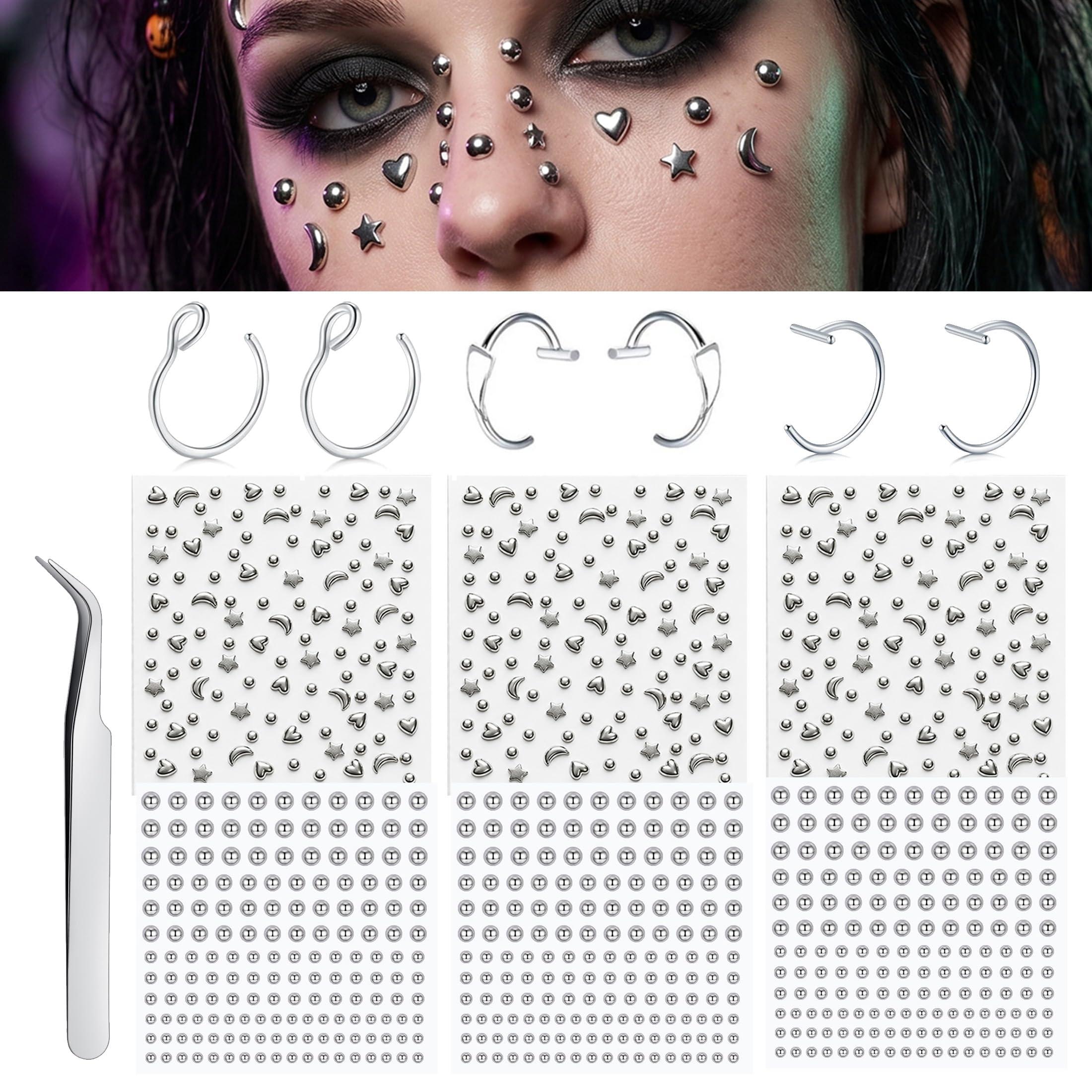ลูกบอลเจาะปลอมติดจมูก ต่างหูปล - Body Jewelry Labret บทวิจารณ์และราคา