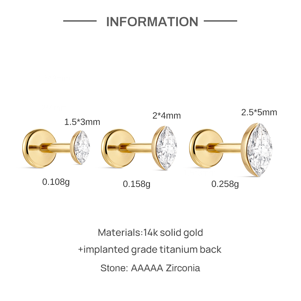 ต่างหูแบบติดหู CANNER 1 ชิ้น ท - Body Jewelry Titanium บทวิจารณ์และราคา