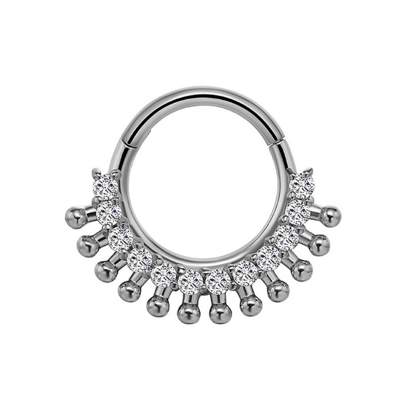 31BB แหวนกระดูกอ่อนหูจมูกคริสต - Body Jewelry Cartilage Earrings บทวิจารณ์และราคา