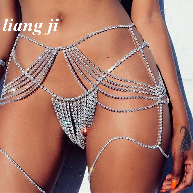 เซ็กซี่ Body CHAIN เอวคริสตัลบ - Body Jewelry Bra บทวิจารณ์และราคา