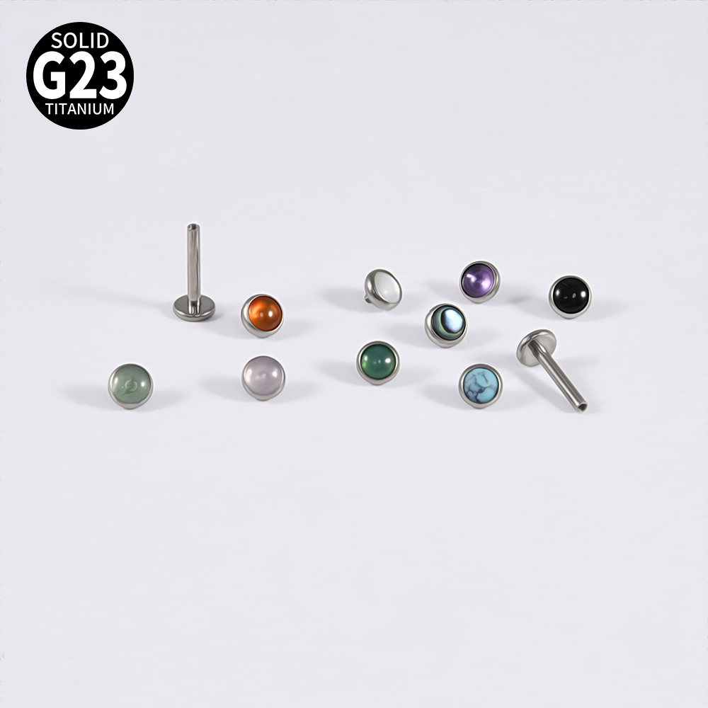 1PC 16g G23 ไทเทเนียมคริสตัล & - Body Jewelry Labret บทวิจารณ์และราคา
