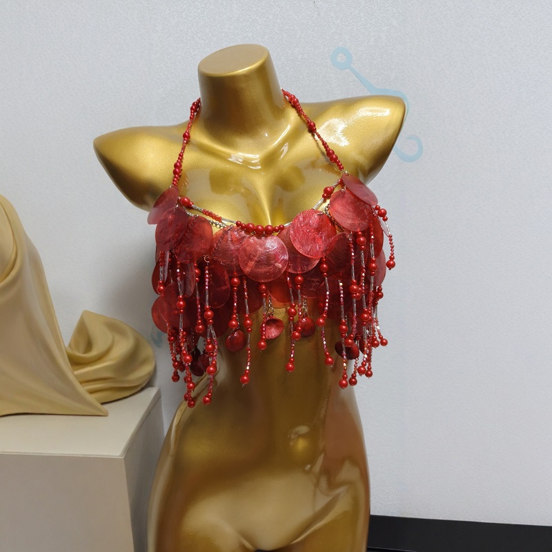 ชุดเต้นระบำหน้าท้องแบบทำมือ ปร - Body Jewelry Bra บทวิจารณ์และราคา