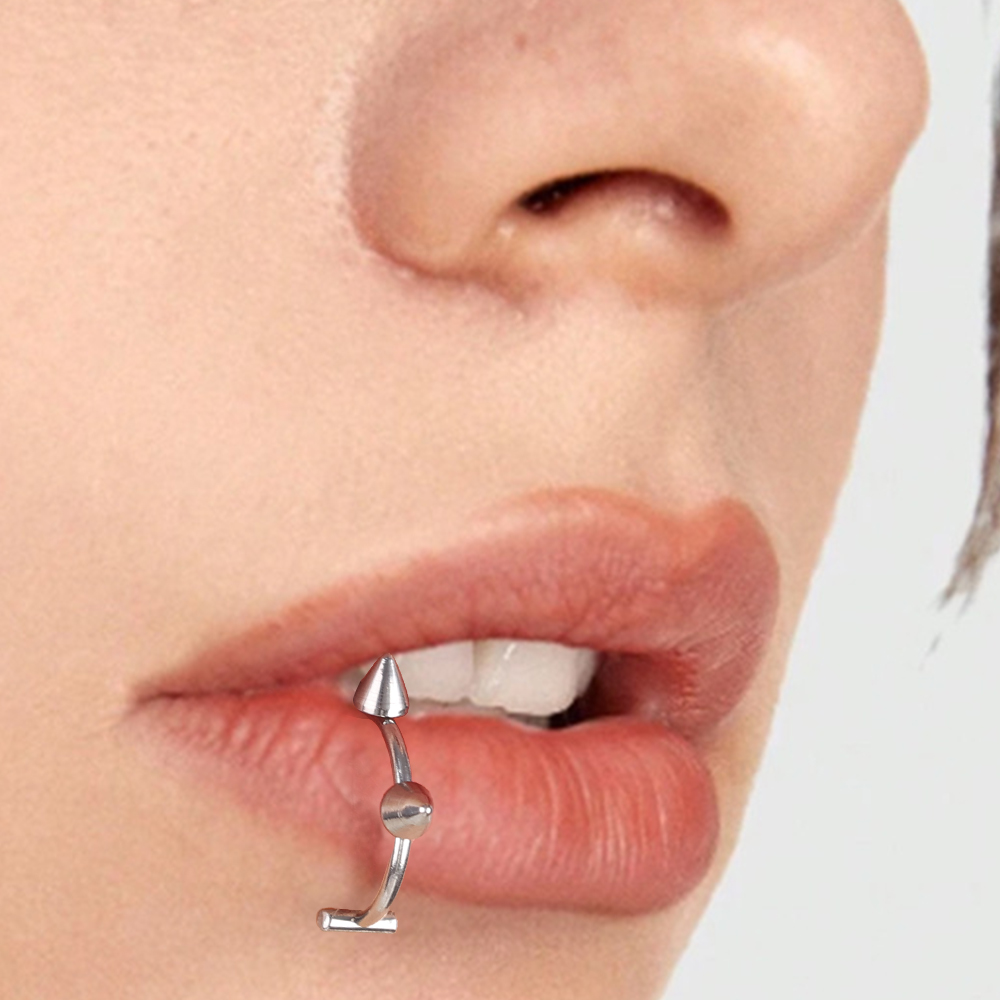 10pcs Punk แหวนจมูกหนึ่งเล็บ D - Body Jewelry Labret บทวิจารณ์และราคา