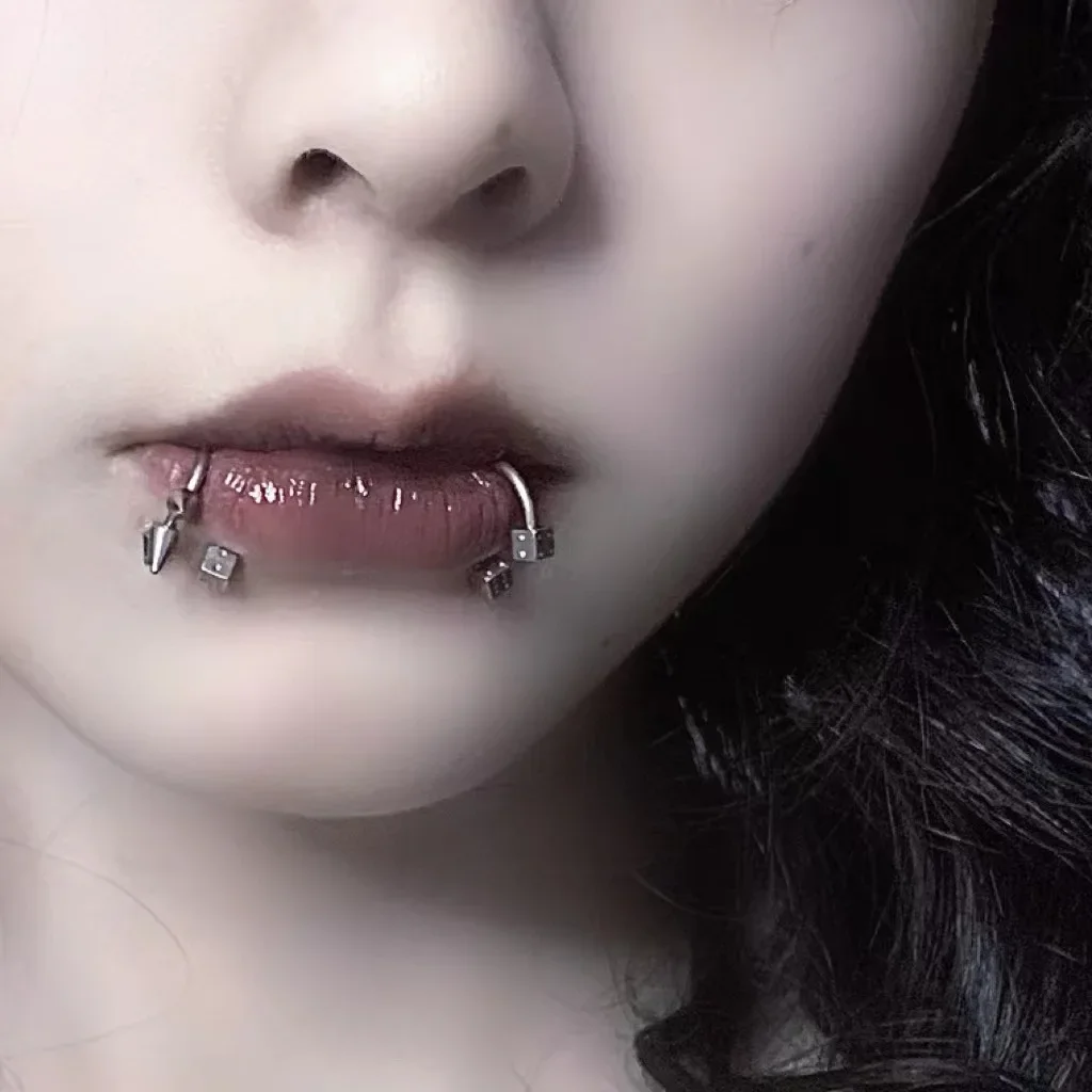10pcs Punk แหวนจมูกหนึ่งเล็บ D - Body Jewelry Labret บทวิจารณ์และราคา