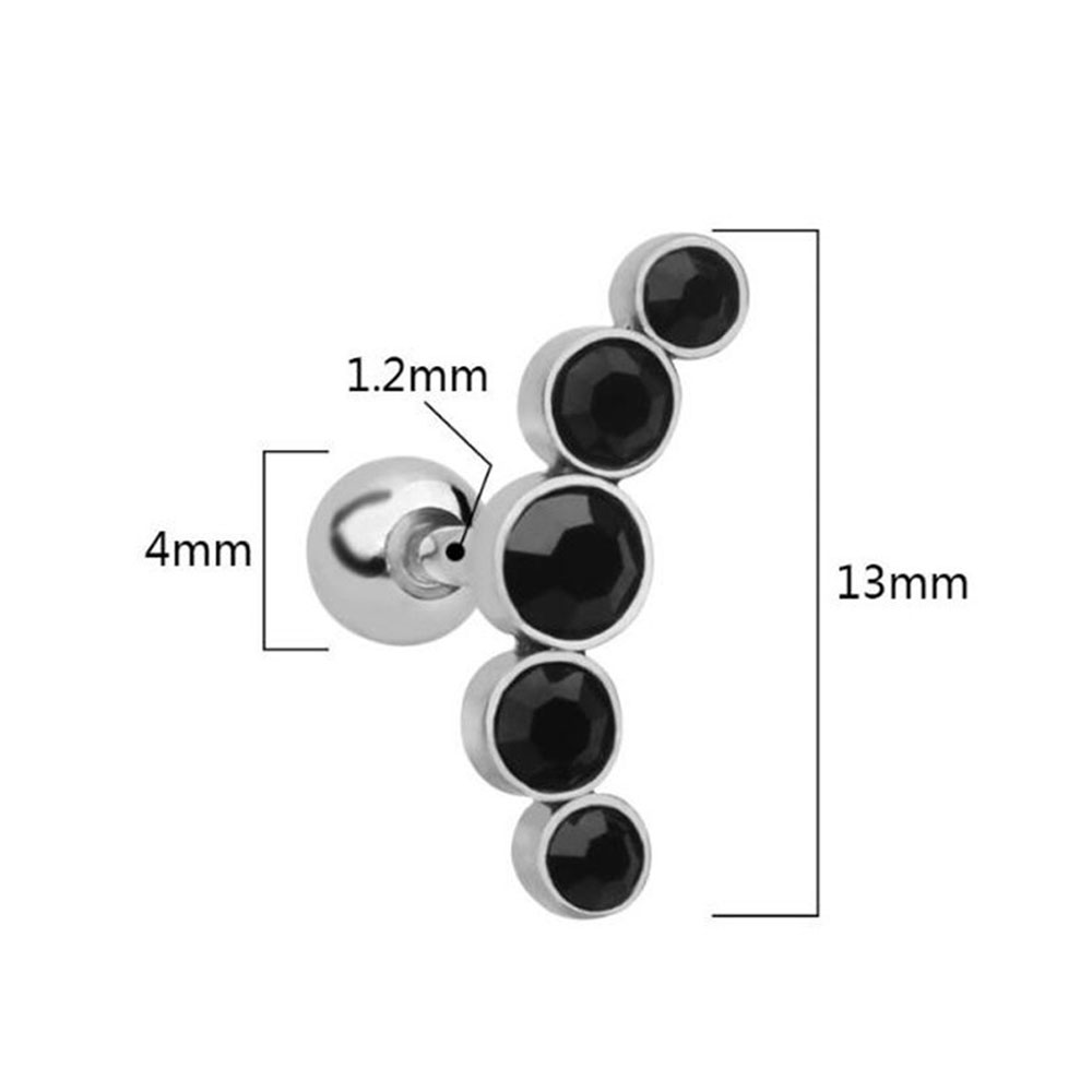 ต่างหูแฟชั่นสแตนเลสแท้ 16G แบบ - Body Jewelry Cartilage Earrings บทวิจารณ์และราคา