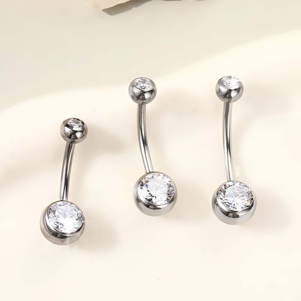 แหวนสะดือวัสดุไทเทเนียมคุณภาพส - Body Jewelry Titanium บทวิจารณ์และราคา