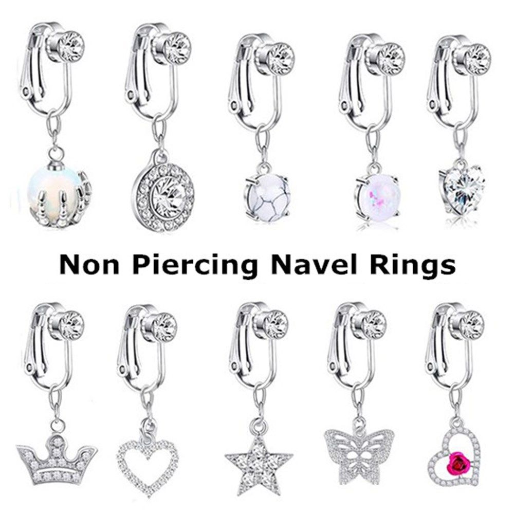 เครื่องประดับผู้หญิง ต่างหูแบบ - Body Jewelry Cartilage Earrings บทวิจารณ์และราคา