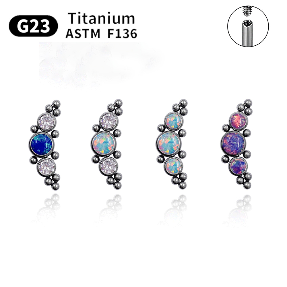 ต่างหูไทเทเนียม G23 สำหรับผู้ห - Body Jewelry Labret บทวิจารณ์และราคา