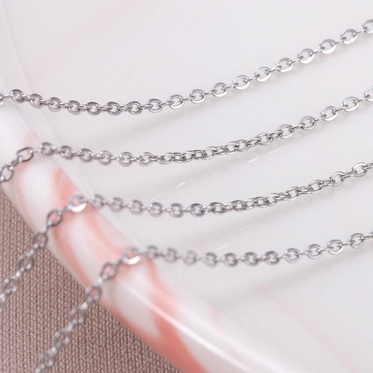 โซ่สแตนเลสทรงโอขนาด 10 เมตร สำ - Body Chain Jewelry บทวิจารณ์และราคา