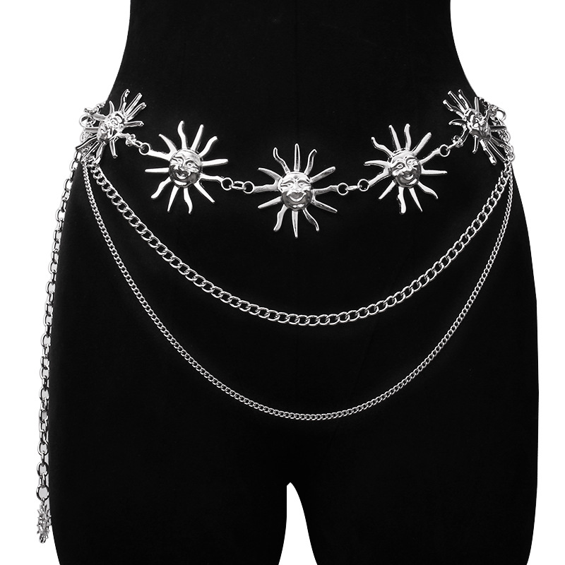 Chunky Multilayer Punk Gothic  - Body Jewelry For Sale บทวิจารณ์และราคา