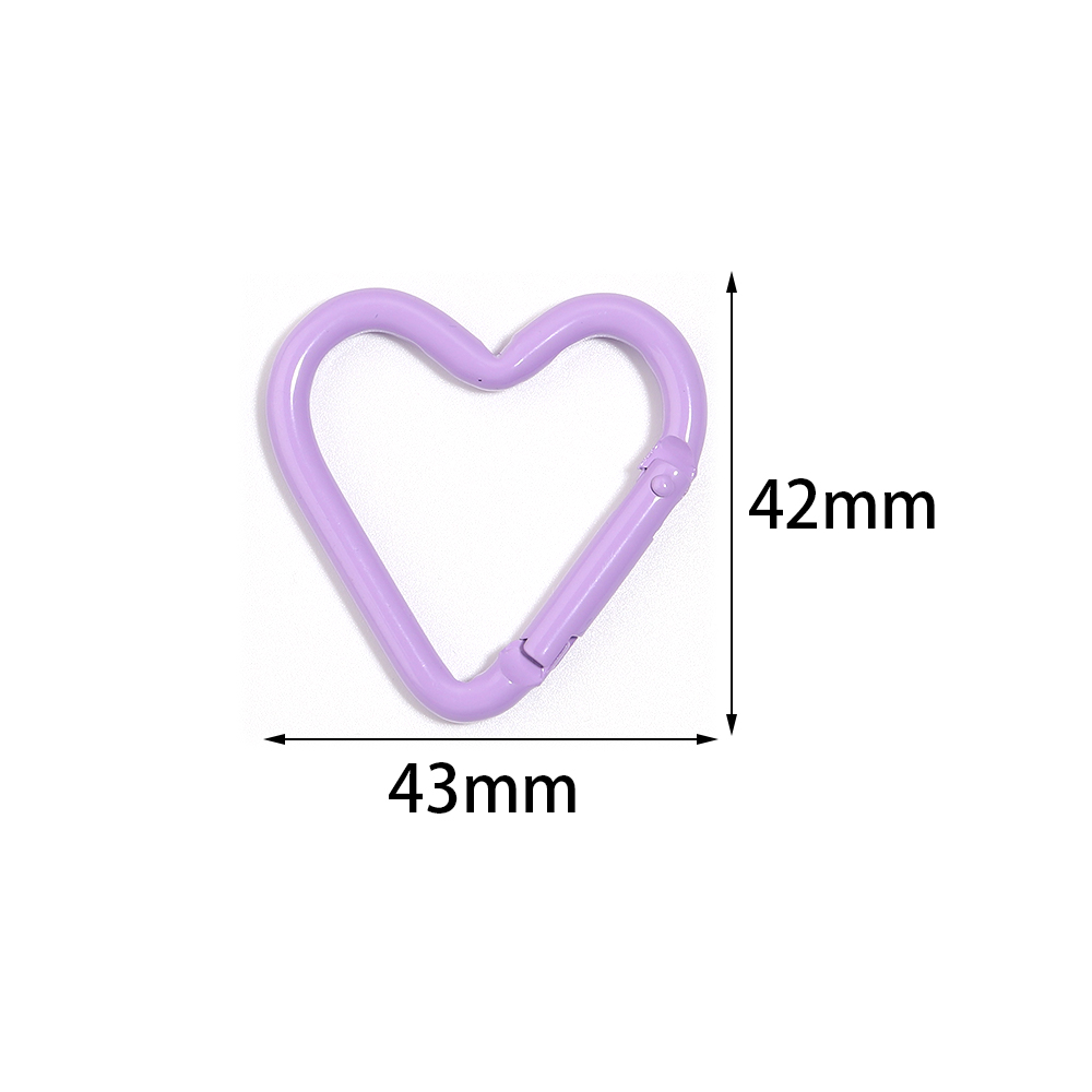 5 ชิ้น คาราบิเนอร์รูปหัวใจหลาก - Daith Heart Ring บทวิจารณ์และราคา