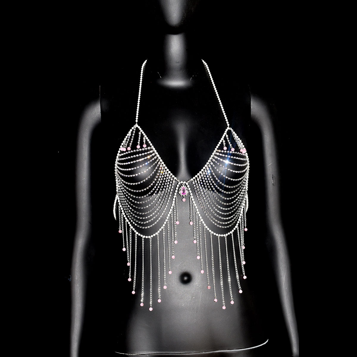 สไตล์ Rhinestone Bra เครื่องปร - Body Jewelry Bra บทวิจารณ์และราคา