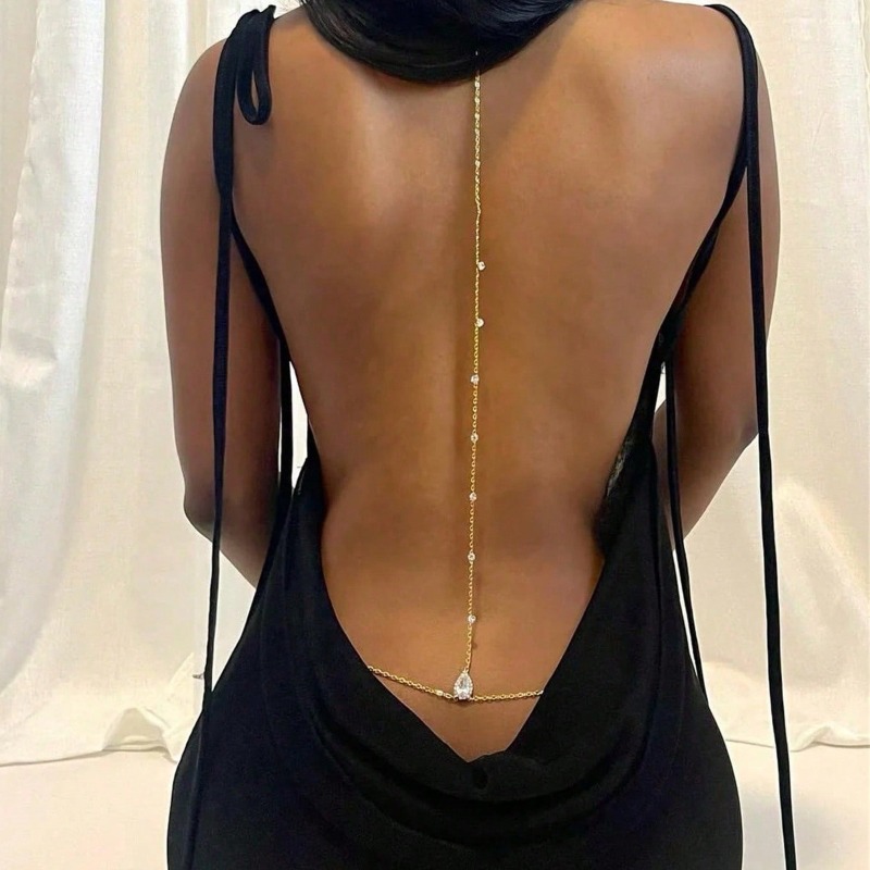 เจ้าสาวBackless Rhinestone Wat - Body Jewelry Bra บทวิจารณ์และราคา