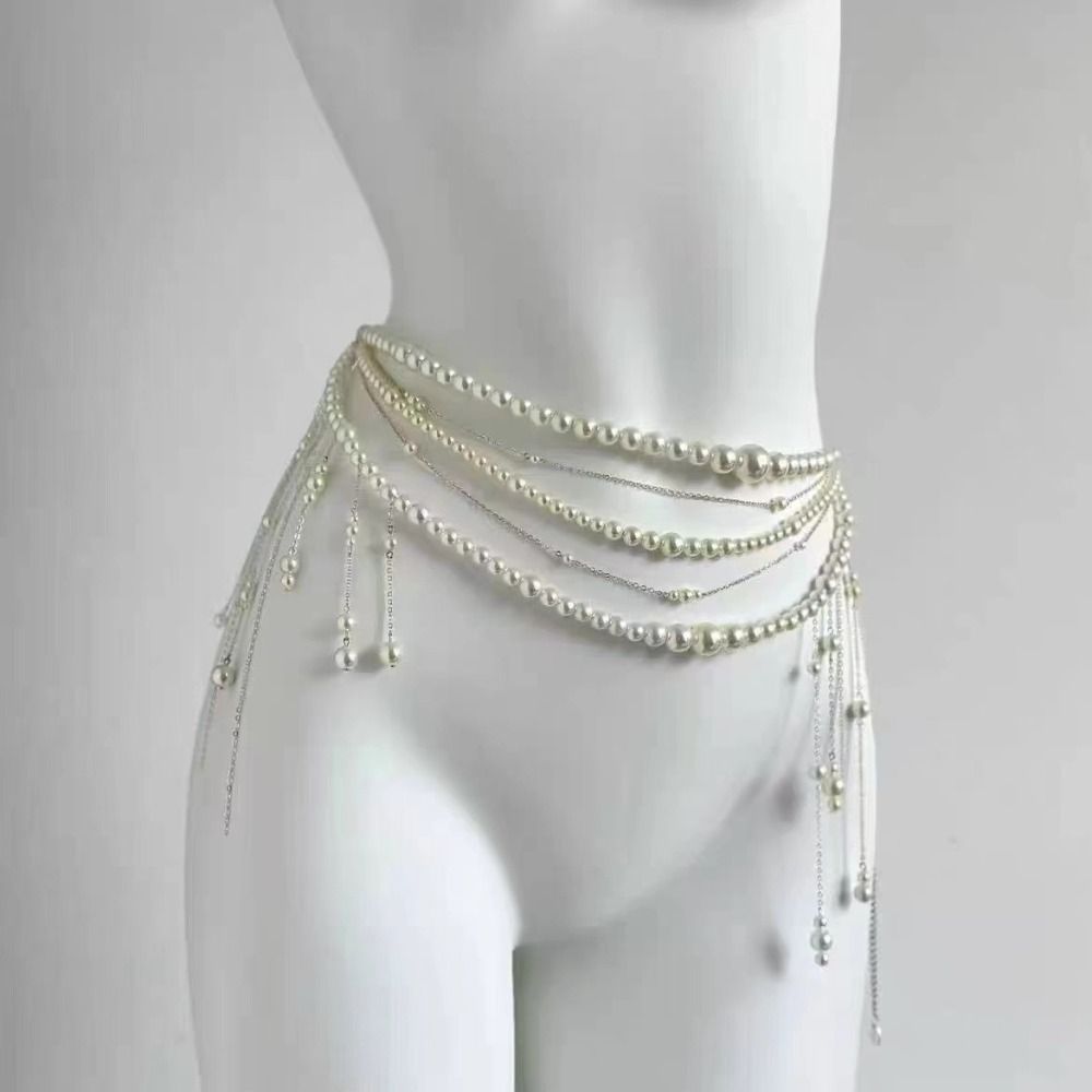 โซ่คาดเอวไข่มุกแฟชั่นสุดหรู เค - Body Jewelry For Sale บทวิจารณ์และราคา