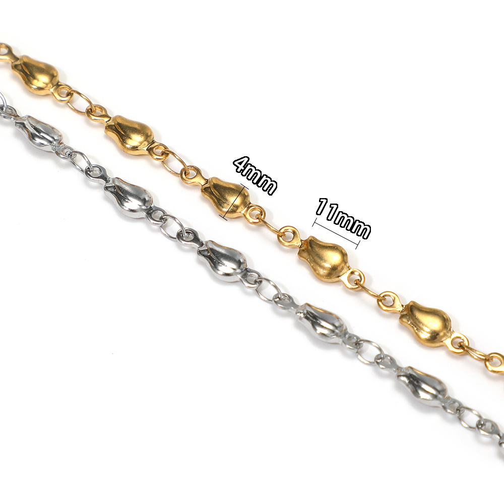 โซ่ลูกปัดสแตนเลสยาว 1 เมตร สำห - Body Chain Jewelry บทวิจารณ์และราคา