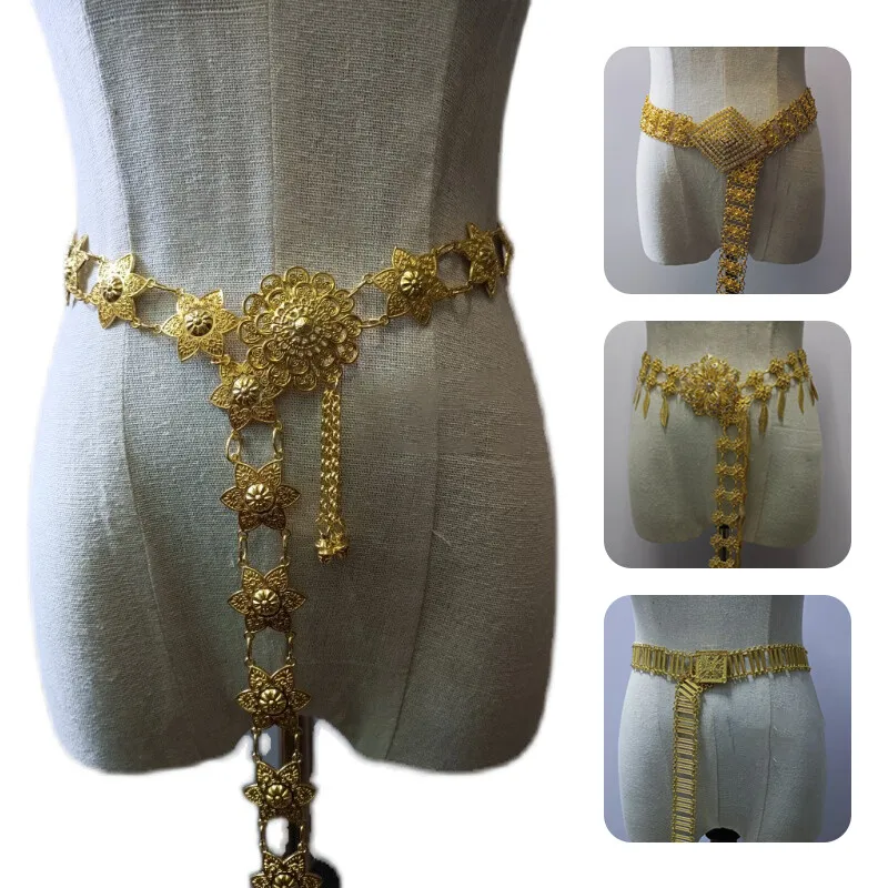 1PC โลหะประเทศไทยเอวผู้หญิงไทย - Body Chain Jewelry บทวิจารณ์และราคา