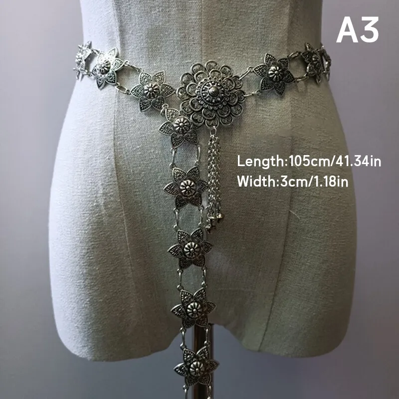 1PC โลหะประเทศไทยเอวผู้หญิงไทย - Body Chain Jewelry บทวิจารณ์และราคา