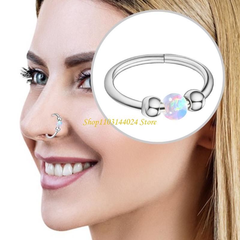 N5KE ลูกปัดโอปอลแหวนจมูก Septu - Body Jewelry Cartilage Earrings บทวิจารณ์และราคา