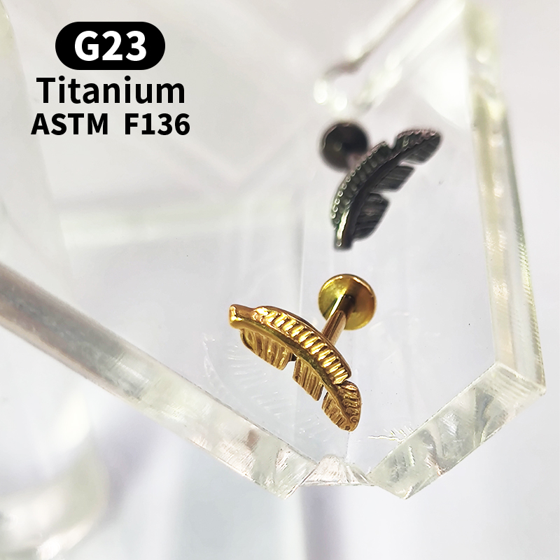 ไทเทเนียม G23 Labret Tragus แห - Body Jewelry Labret บทวิจารณ์และราคา