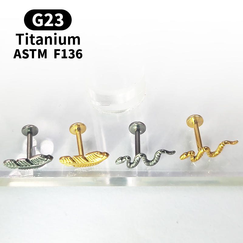 ไทเทเนียม G23 Labret Tragus แห - Body Jewelry Labret บทวิจารณ์และราคา